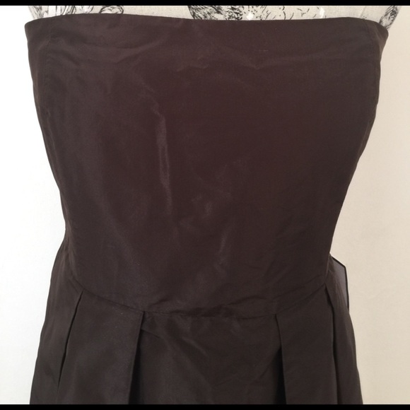 NEW J. Crew Brown Silk Party Lined Dress 14 - Picture 2 of 7